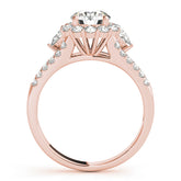 Engagement Rings Halo Round - TN50585-E